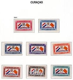 Netherlands Antilles Curacao 1941-1944 Four Complete Air Mail Sets