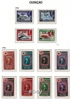 Netherlands Antilles Curacao 1941-1944 Four Complete Air Mail Sets