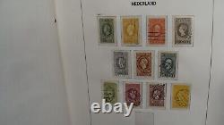 Netherlands In Old Davo Hingeless Album Includes Several Better Stamps