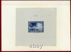 Netherlands Indies 1945 #253, Die Proof on Card, Palm Tree, ABNC