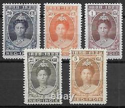 Netherlands Indies stamps 1923 NVPH 162-166 MNH VF CAT VALUE $550