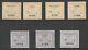 Netherlands, Set Of 7 Early Revenues, 25c-3.50gld, Mint, Never Hinged