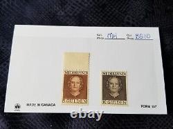 Netherlands Stamp Set MH 1949 Queen Juliana, Steel Engraving B510