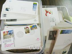 Netherlands Stamps 800+ Pristine Unaddressed First Day Covers