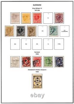 Netherlands Suriname 1873-1974 Collection Of 500+ Stamps Mint & Used