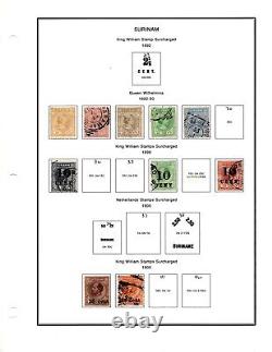 Netherlands Suriname 1873-1974 Collection Of 500+ Stamps Mint & Used