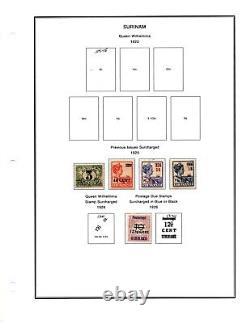 Netherlands Suriname 1873-1974 Collection Of 500+ Stamps Mint & Used