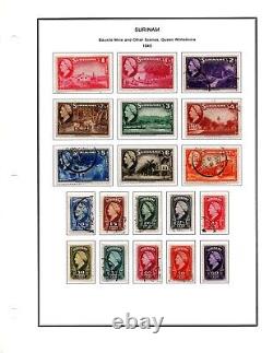 Netherlands Suriname 1873-1974 Collection Of 500+ Stamps Mint & Used