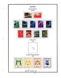 Netherlands Suriname 1873-1974 Collection Of 500+ Stamps Mint & Used