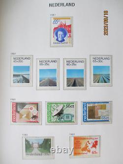 Netherlands collection in DAVO Hingeless album 1981 1994 MNH Volume III