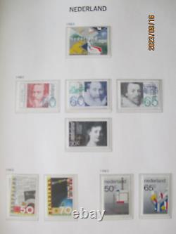 Netherlands collection in DAVO Hingeless album 1981 1994 MNH Volume III