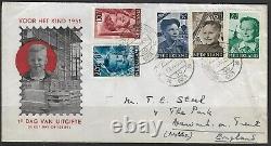 Netherlands/holland Illustrated First Day Cover 1951 Child Welfare Used