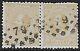 Netherlands Stamps 1872 Nvph 27j+27h Pair Combination Perf /cat Value $450 /rare