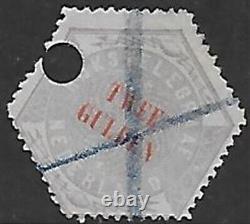 Netherlands stamps 1877 NVPH Telegraph TG 12 CANC VF CAT VALUE $600