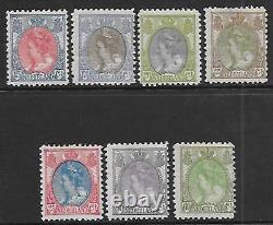 Netherlands stamps 1899 NVPH 65A-76A P. 11 1/2x 11 MLH VF / CAT VALUE $350