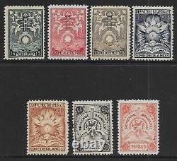 Netherlands stamps 1921 NVPH BK1-BK7 MLH VF / BRANDKAST