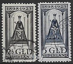 Netherlands stamps 1923 NVPH 130-131 CANC VF / CAT VALUE $550