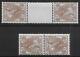 Netherlands Stamps 1924 Nvph 61b+61c Mnh Vf / Cat Value $1100