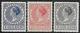 Netherlands Stamps 1926 Nvph 163b-165b P. 12 1/2 Mlh Vf / Cat Value $420