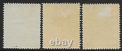 Netherlands stamps 1926 NVPH 163B-165B P. 12 1/2 MLH VF / CAT VALUE $420
