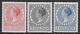 Netherlands Stamps 1926 Nvph 163-165 Mnh Vf