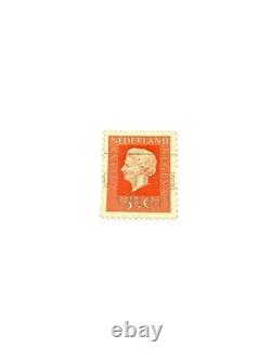 Oh yes! Postage stamp 55c JULIANA REGINA NEDERLAND red