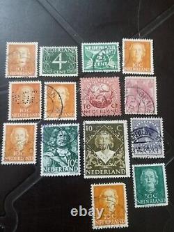 Postage Stamps return to the country NEDERLAND original stamps holdings