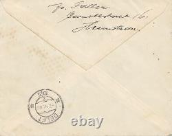 Registered cover Heemstede 1925, Interant. Bloemententconste.to Delft, Holland