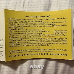 1953 Croquis De Nice Pour Un Timbre-poste Pays-bas Brochure Philatélique, Pas De Timbres
