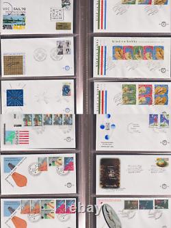 Collection complète de FDC des Pays-Bas. E201 à E300 incluant les numéros A. 155 FDCs