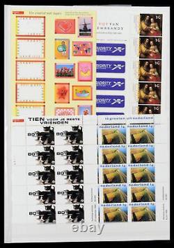 Collection complète de timbres MNH Lot 39029 Pays-Bas 2001-2021 dans 8 classeurs