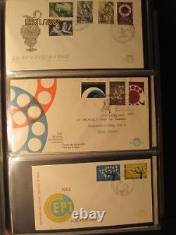 Collection de couvertures FDC des Pays-Bas 1955 1982