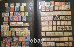 Collection de grandes timbres neufs des anciennes colonies néerlandaises - 149 timbres avec charnière