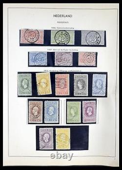 Collection de timbres Lot 37618 MNH/MH/usagés des Pays-Bas et territoires 1852-1972