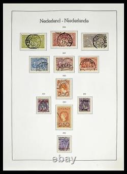 Collection de timbres Lot 38667 Pays-Bas 1852-1968 dans un album Leuchtturm