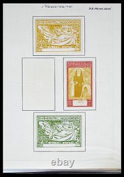 Collection de timbres Lot 38786 Pays-Bas tuberculose 1906-2006 dans 2 albums