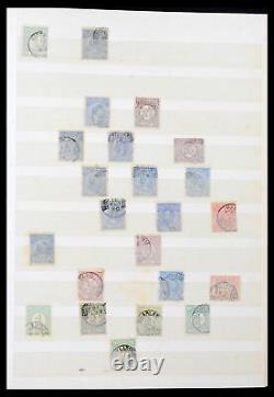 Collection de timbres Lot 39852 Pays-Bas petits cachets ronds dans 2 albums de stockage