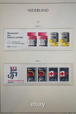 Collection de timbres des Pays-Bas de 1970 à 1994, tous en parfait état