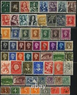 Collection de timbres-poste des Pays-Bas Hollande 550+ Europe utilisés