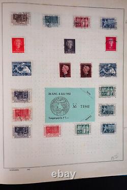 Collection précoce solide de timbres des Pays-Bas
