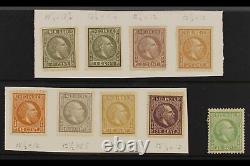 Colonies néerlandaises des Indes néerlandaises 1870-88 Collection de pièces de monnaie William non circulées