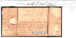 Couverture PAYS-BAS GB Londres 1699 MARQUE DE L'ÉVÊQUE IA/5 Lettre concernant l'ESPAGNE et la GUERRE P112