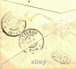 GB Penny Pink NETHERLANDS Postage Due TAXE Underpaid 1898 Destination Mail U43a	<br/>
 Timbre de la GB Penny Pink NETHERLANDS Postage Due TAXE Insuffisant 1898 Courrier de destination U43a
