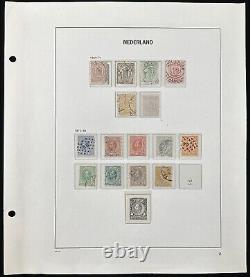 Groupe de timbres classiques des Pays-Bas 1852-1878 Valeur Scott $5100+@5% Scott