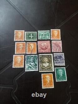 Les timbres-poste reviennent au pays NEDERLAND, collection de timbres originaux.
