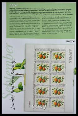 Lot 13100 Collection complète de timbres MNH Pays-Bas feuilles de fleurs