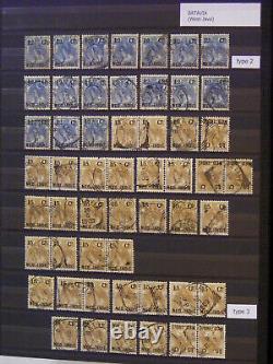 Lot 19296 Collection de plus de 500 oblitérations carrées des Indes néerlandaises