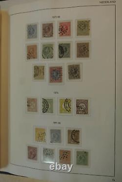 Lot 20992 Collection de timbres MNH/MH/usés des Pays-Bas 1852-1994 dans un album hollandais