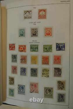 Lot 20992 Collection de timbres MNH/MH/usés des Pays-Bas 1852-1994 dans un album hollandais