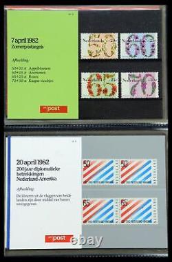 Lot 35692 Collection de timbres Pays-Bas enveloppes de présentation 1982-2021